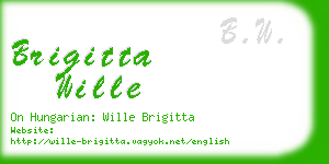 brigitta wille business card